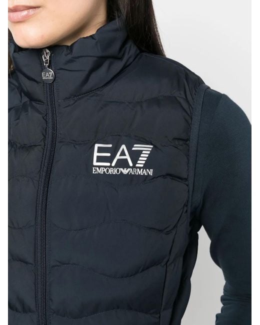 EA7 Core パデッドベスト Blue