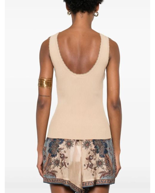 Zimmermann Ascension Scallop タンクトップ Natural