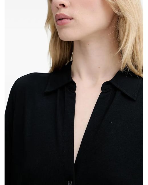 Marc O' Polo Black Chemise Boutonnée À Manches Courtes