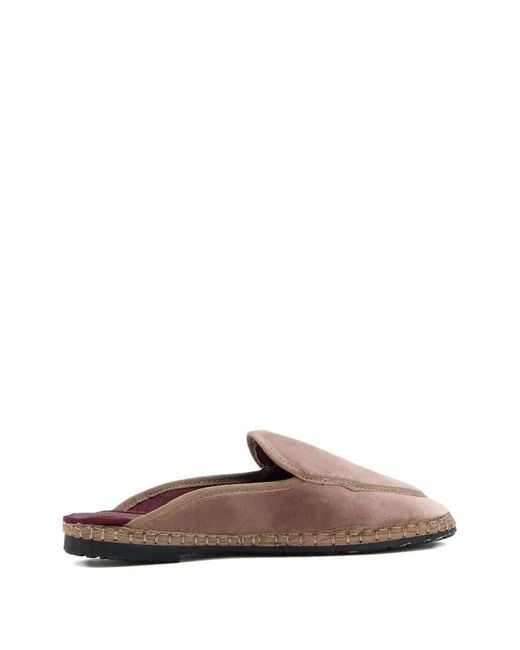 Flabelus Brown Bruna Piped Mules