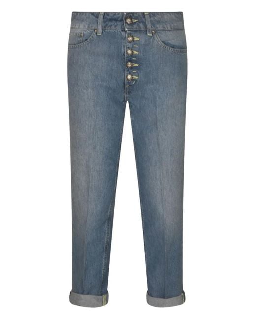 Jeans Con Design A Cinque Tasche di Dondup in Blue