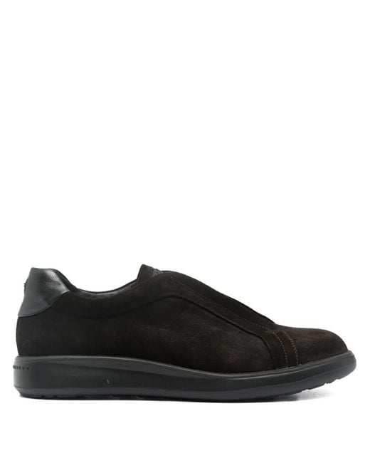 Fratelli Rossetti Black Suede Sneakers for men