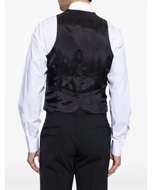 Emporio Armani Weste aus Wolle in Blue für Herren
