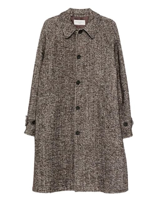 Officine Generale Gray Single-Breasted Coat for men