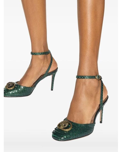 Sandali Goffrati 85Mm di Kurt Geiger in Green