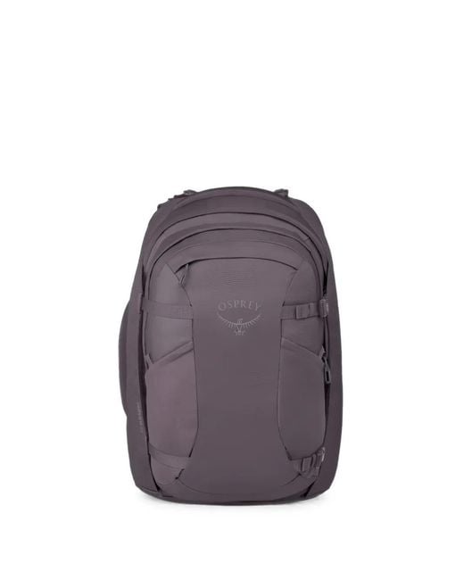 Osprey Purple Fairview 55 Logo-Print Backpack