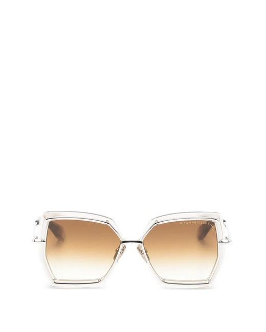 Dita Eyewear Natural Narcissus Two Geometric Sunglasses