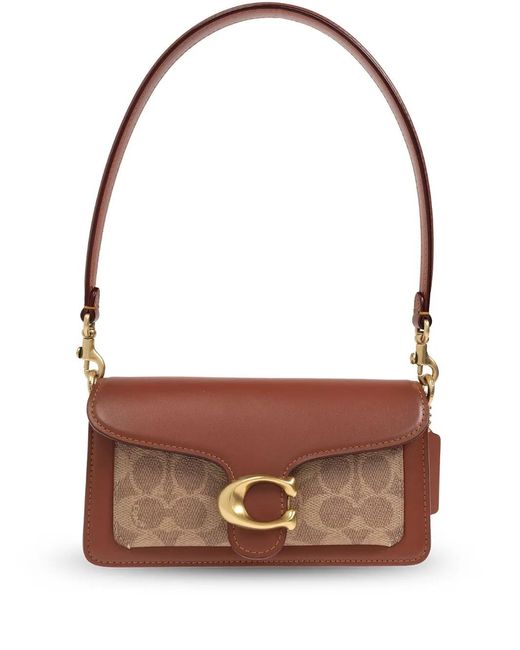COACH Brown Tabby 20 Shoulder Bag