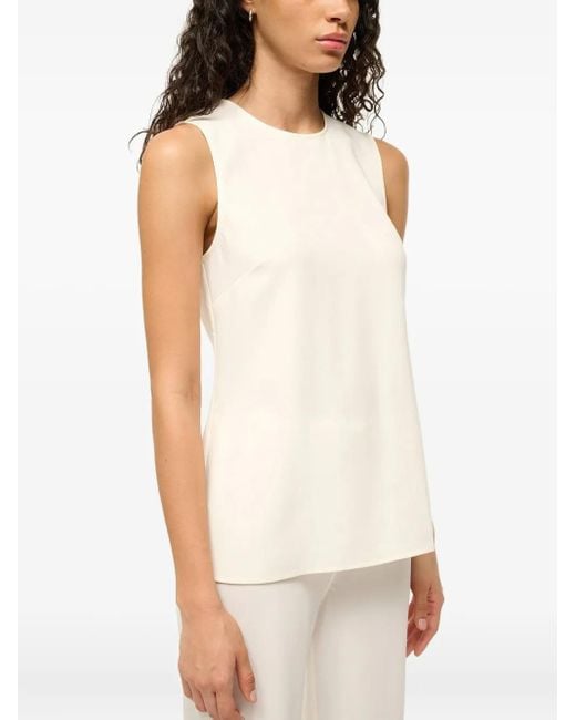 Staud White Bronte Top