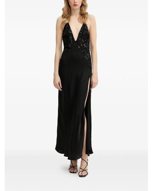 Bardot Black Rosella Lace Sequin Dress