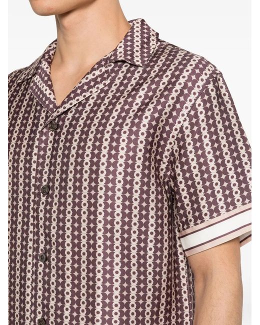 CHE Pink Pressoa Printed Shirt for men