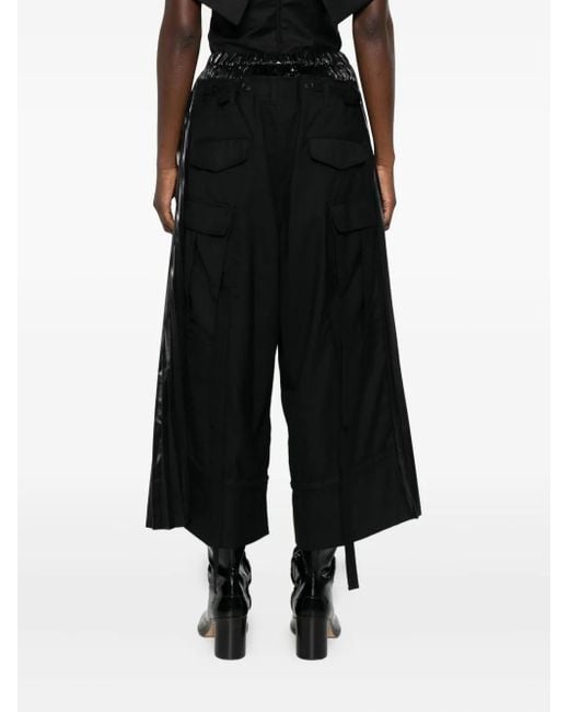 Pantalon À Taille Palazzo Junya Watanabe en coloris Black