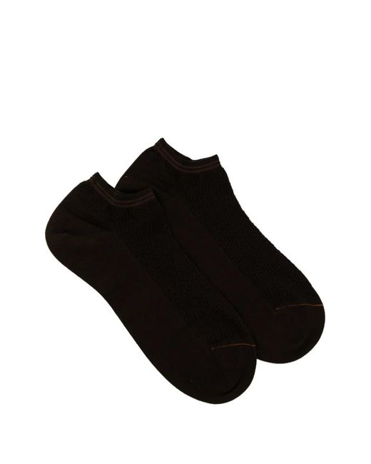 Zegna Black Microtexture Socks