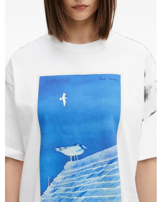 Barbour Blue Paul Smith Loves Tenby T-Shirt