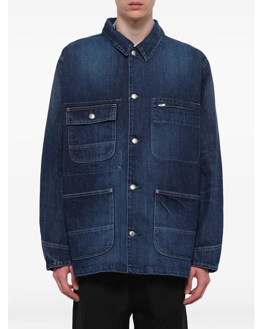 vowels Denim Jack in het Blue voor heren
