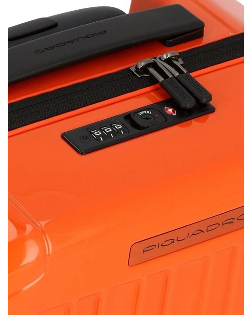 Piquadro Orange Underseater Tsa-Lock Carry-On