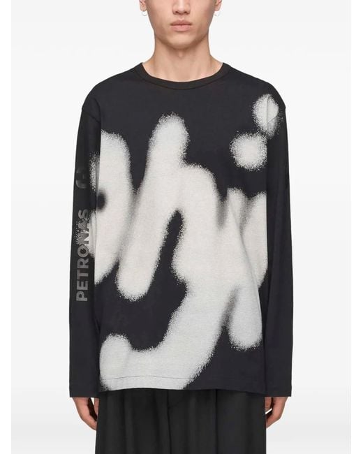 Y-3 Black X Mercedes Amg Petronas Formula 1 Team Yohji T-Shirt for men