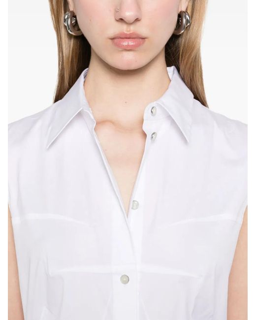 Helmut Lang White Dresses