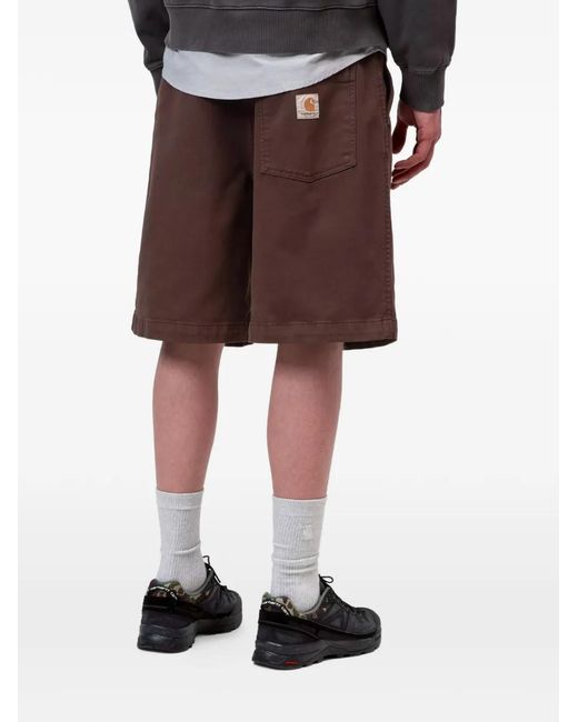 Carhartt Brown Floyde Drawstring Shorts for men