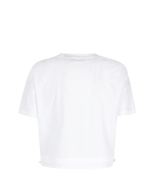 Herno White Bianco Cotton T-Shirt