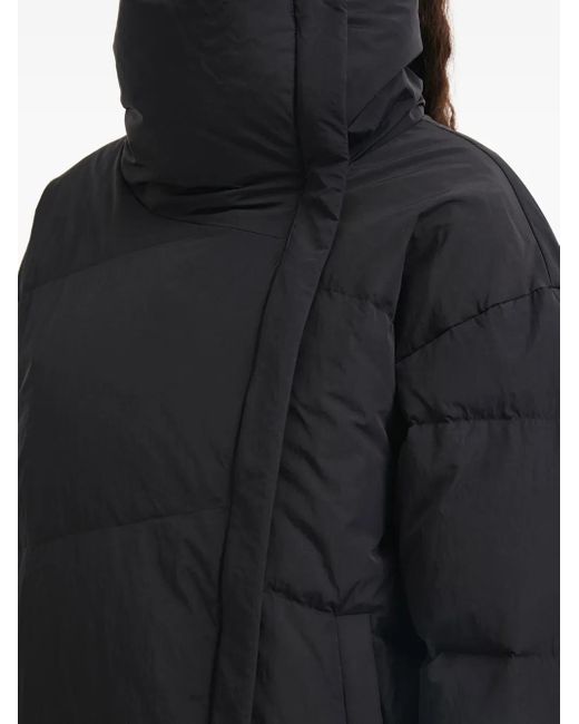 B+ AB Black Funnel-Neck Zip Jacket