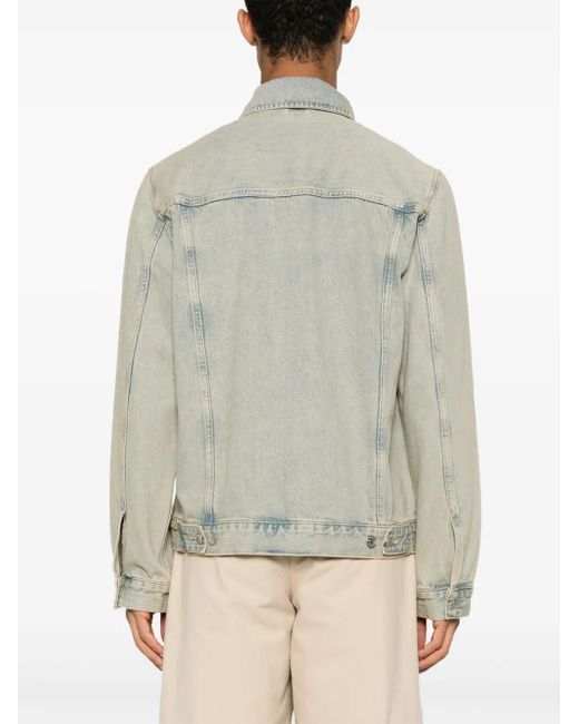 Samsøe & Samsøe Gray Brandon Denim Jacket for men