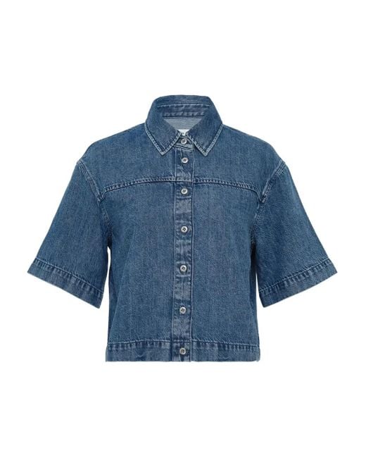 Rag & Bone Blue Button-Fastening Denim Shirt