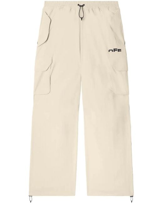 Off-White c/o Virgil Abloh Natural Shared Track Pants for men