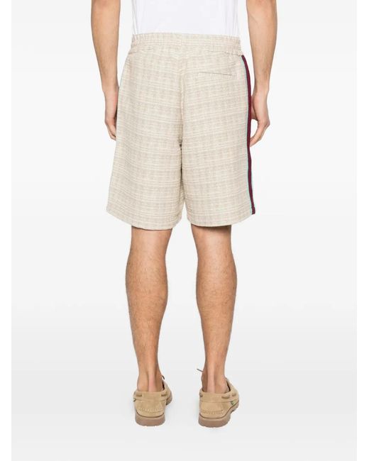 Drole de Monsieur Natural Short À Rayures Latérales Contrastantes for men