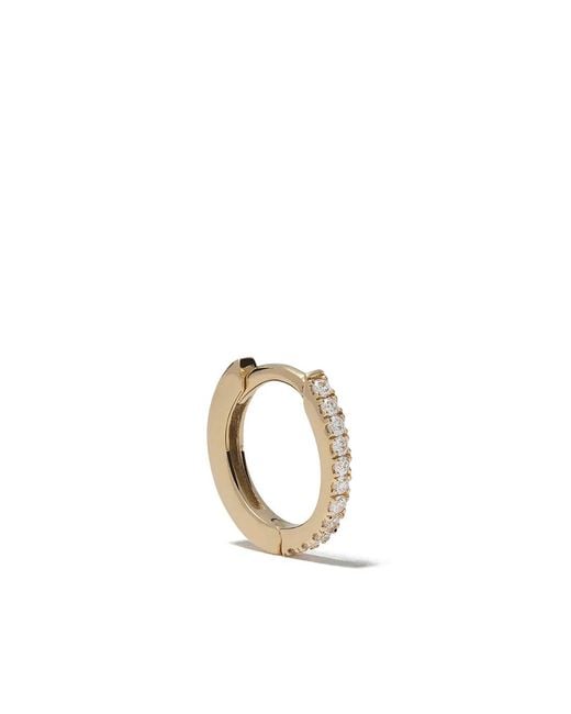We by WHITEbIRD Metallic 18Kt Diamond Margot Medium Hoop Earring