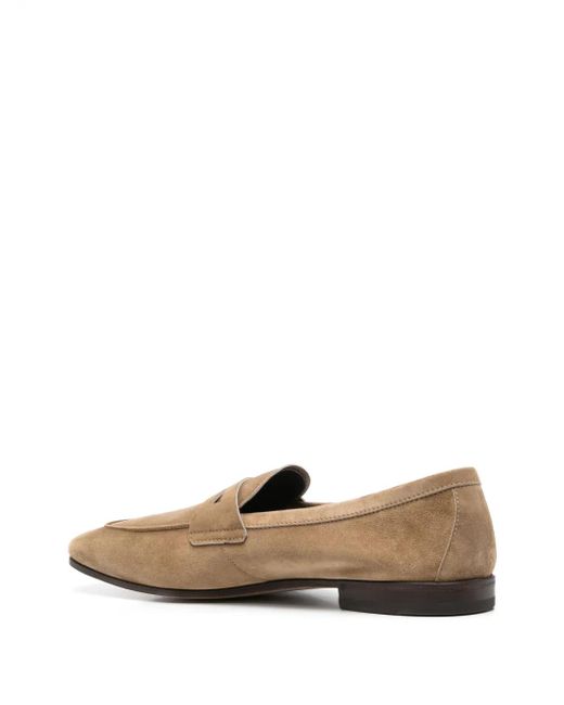 Henderson Brown Suede Loafers for men