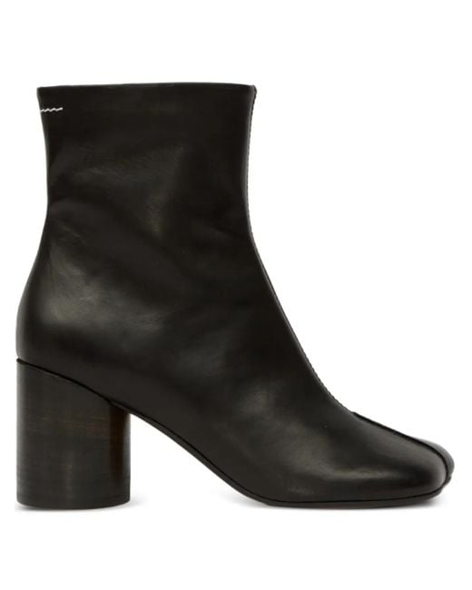 Bottines Anatomic 70 Mm À Talon Épais MM6 by Maison Martin Margiela en coloris Black