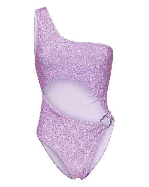 Baobab Collection Purple Kika Cut-out Swimsuit