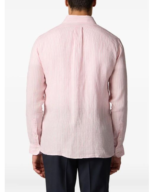 Camicia A Righe di Brooks Brothers in Pink da Uomo