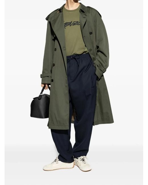 KENZO Blue Jeans With Drawstring for men