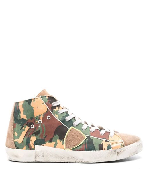 Philippe Model Green Prsx Hi-Top Sneakers for men