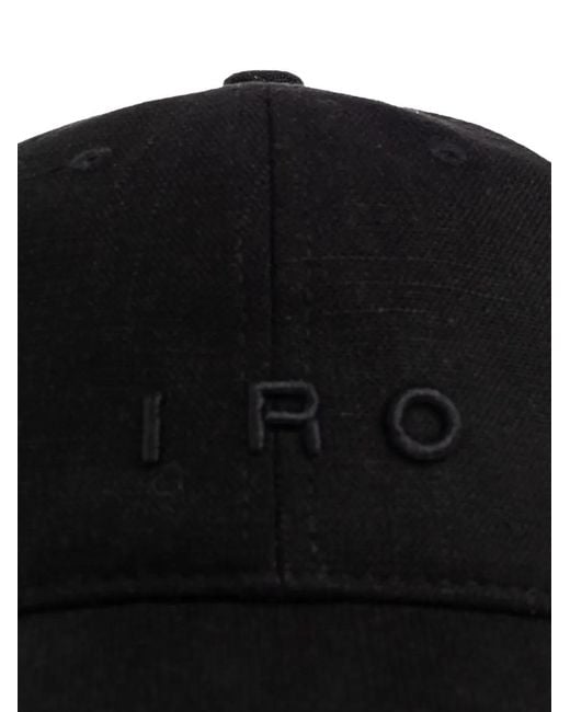 IRO Black Logo Baseball Cap