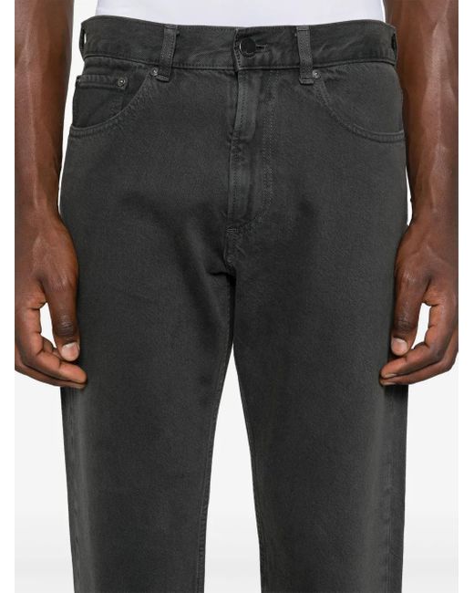 Theory Black Patch-Detail Jeans for men