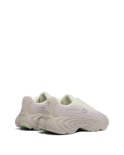 Lacoste White Spinor Logo Low-Top Sneakers for men