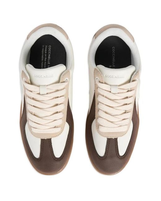 Coccinelle White Xacbc C-Style 90 Sneakers
