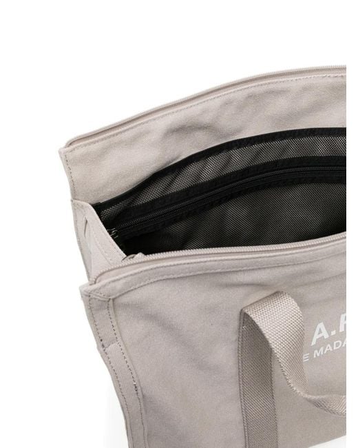 A.P.C. White Recperation Holdall for men