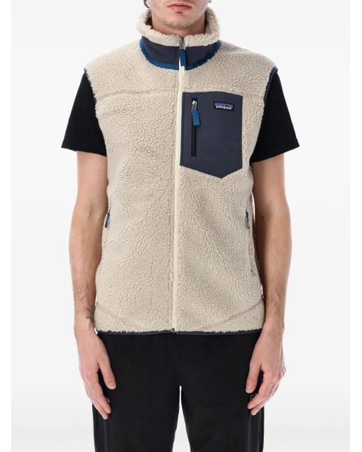 メンズ Patagonia フリース ジレ Black
