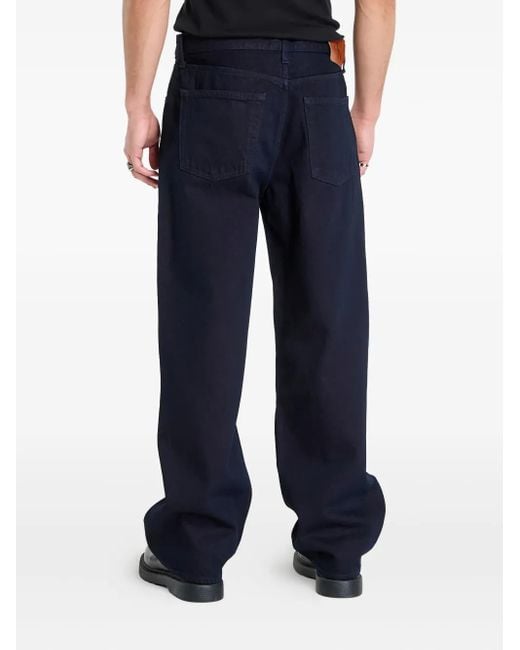 Calvin Klein Merlot Baggy Jeans in het Blue voor heren