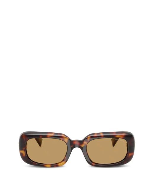 Miu Miu Brown Rêverie Sunglasses