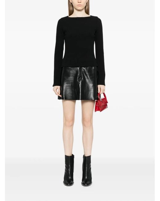 Reformation Black Miller Top