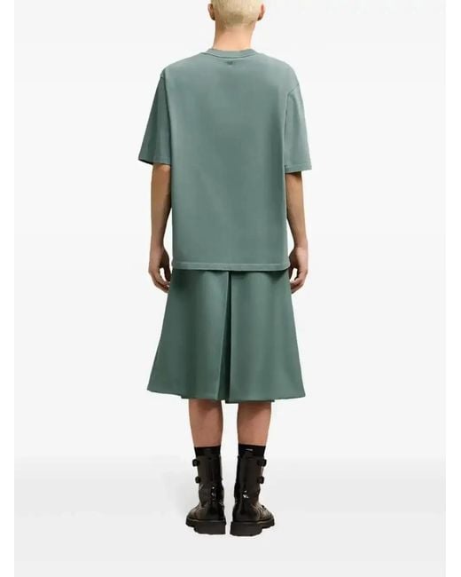 AMI Green Ami De Coeur Cotton T-Shirt