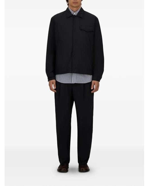 Herno Blue Buttoned Pocket Jacket for men