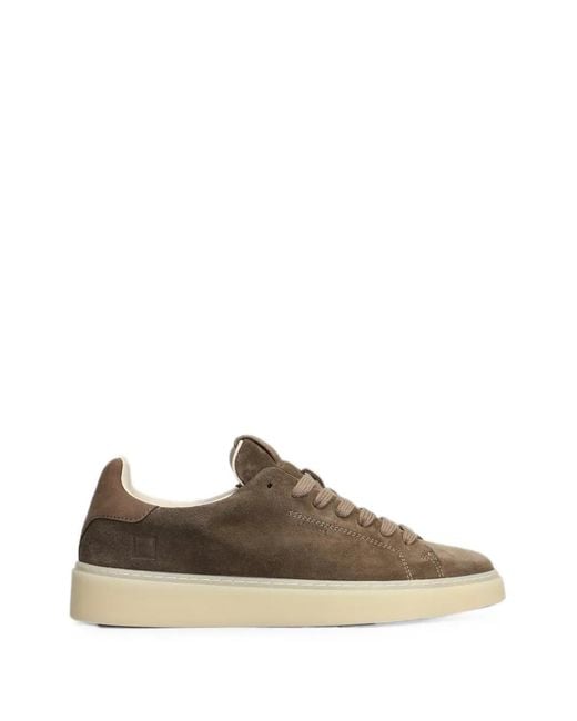 Date Brown Levante Suede Sneakers for men
