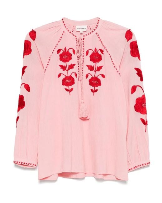 Antik Batik Pink Ila Blouse