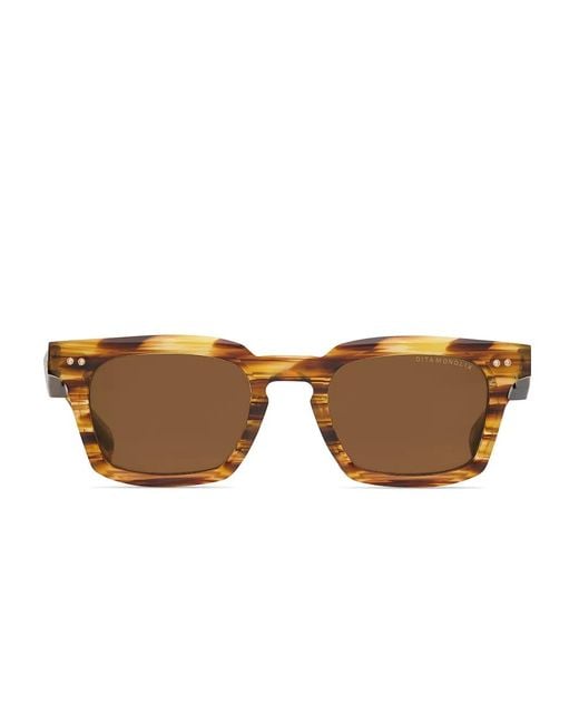 Dita Eyewear Brown Monolix Sunglasses
